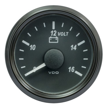 VDO SingleViu Voltmeter 8-16V GAUGES